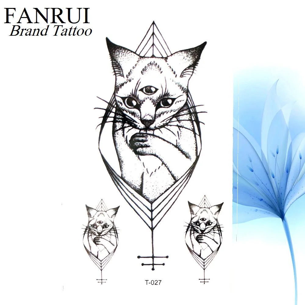 Chinese Black Dragon Temporary Tattoo Stickers Men Body Arm Art Painting Fake Tattoo Cloud Forest Tatto Tribal Boys Hands Chest