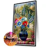 (40*70cm)Vase Bouquet - Full Round Drill Diamond Painting