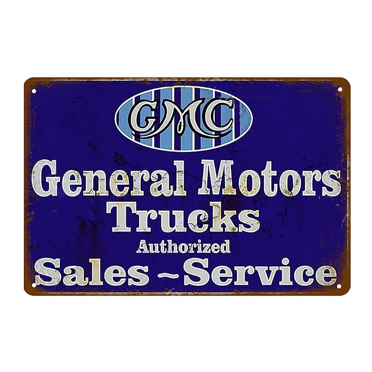 【20*30cm/30*40cm】Trucks Sales Service - Vintage Tin Signs/Wooden Signs