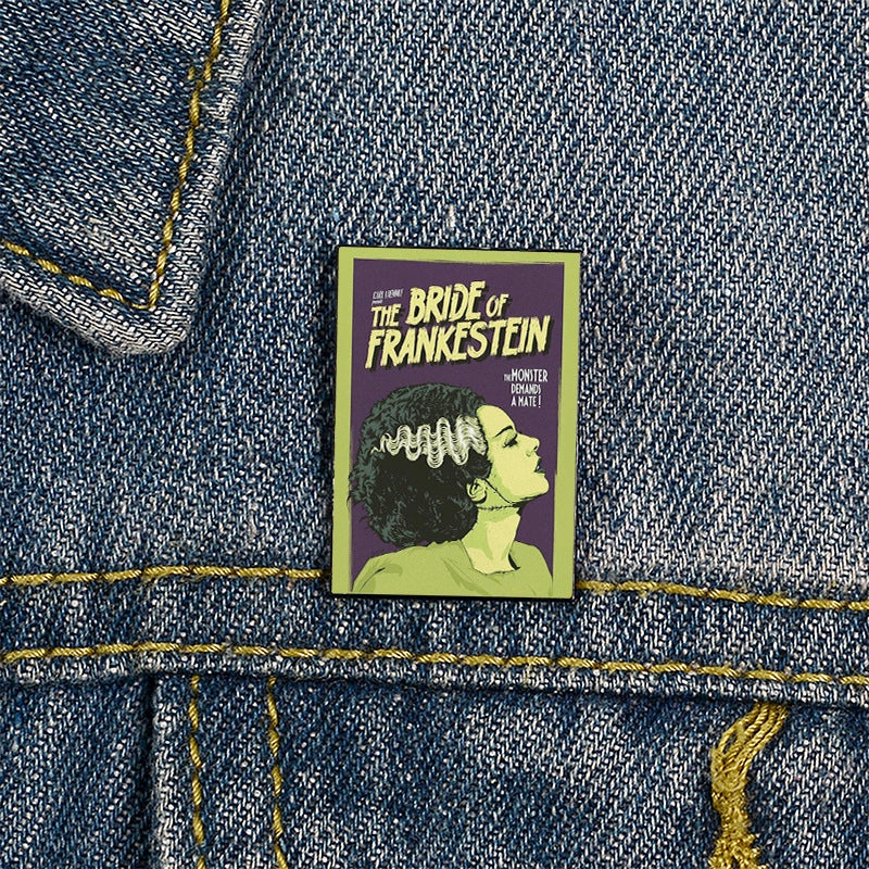 Streetwear Pin Letter Ghost Alloy Unisex Brooches