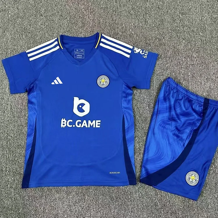 24-25 Kids Leicester City Home Shirt