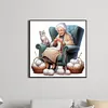 Old Lady Knitting Yarn-Full Round Diamond Painting 40*40CM