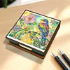 Bird Leather Diamond Painting Memo Pad Holder Mosaic Kit for Adults Beginners