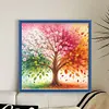 Four Seasons Tree-11CT Stamped Cross Stitch 45*45cm/17.72*17.72in