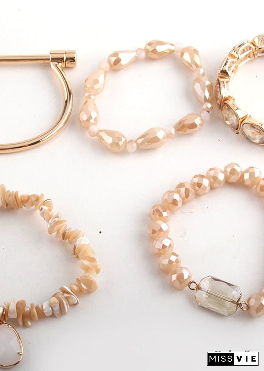 Boho Bracelet, RH Bracelet Set, Cubic Zircon Ball, Natural Stones Ball in Black and White