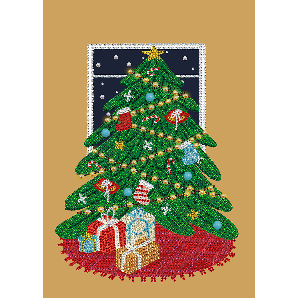 

Xmas Tree - Special Shaped Diamond Painting - 30*40CM, 501 Original