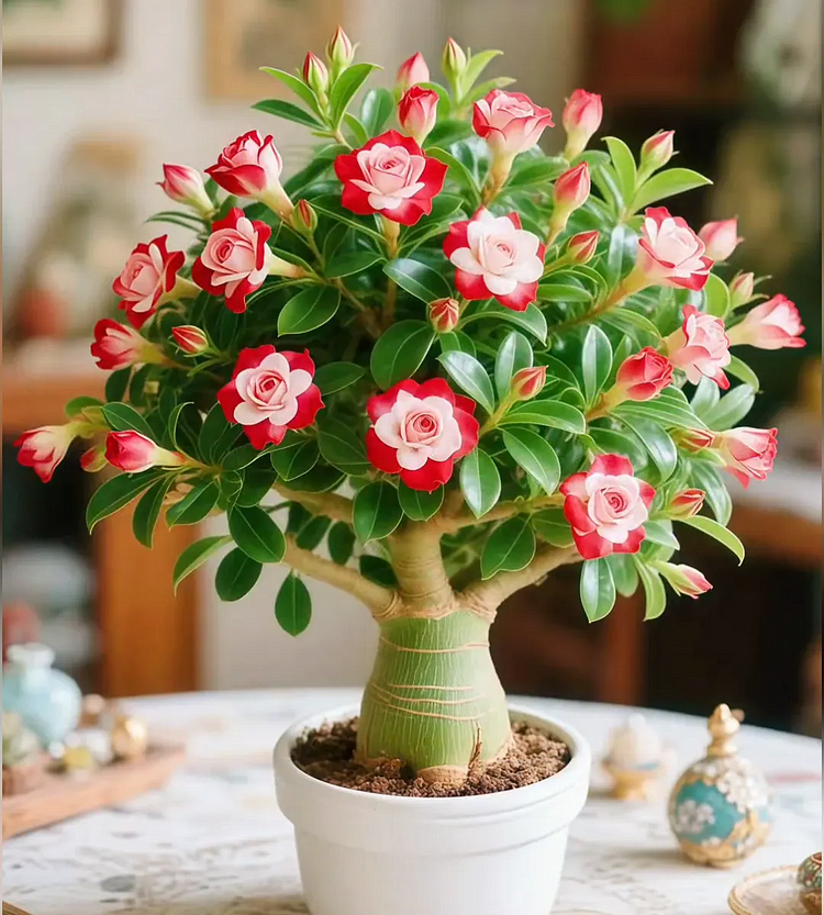 🇺🇸 Celebrate America’s 250th – Red, White & Blue Desert Rose (Adenium) Seedlings
