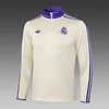 2025/2026 Real Madrid Half-Pull Training Apricot Football Shirt 1:1 Thai Quality