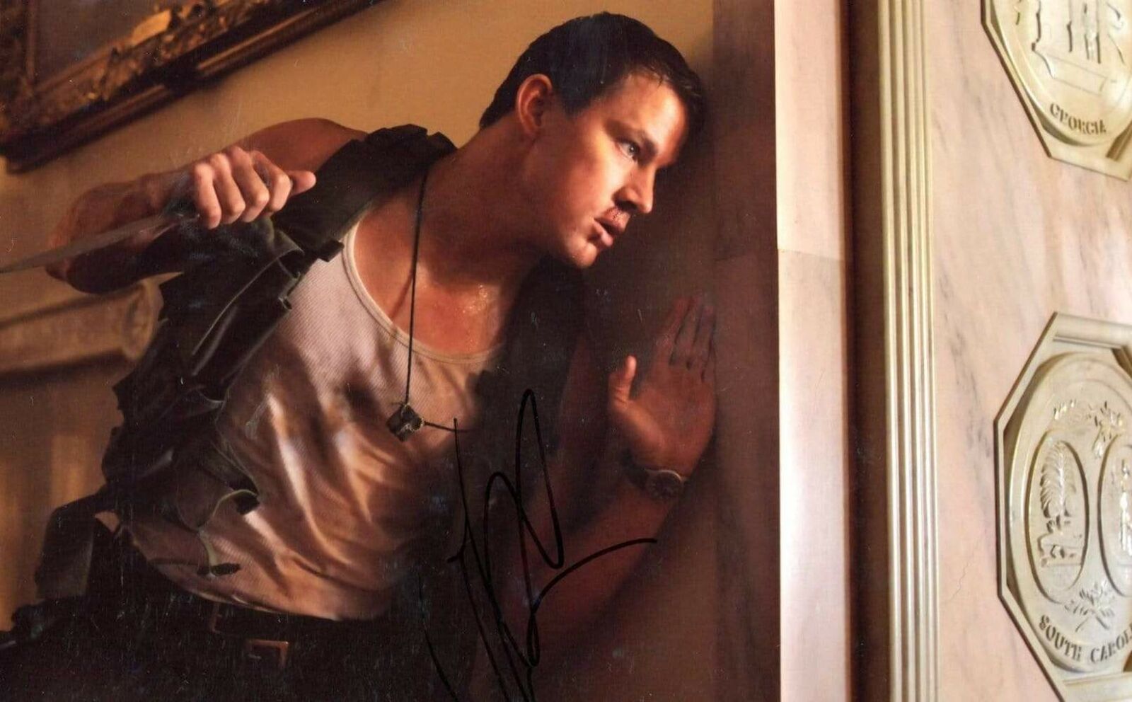 Channing Tatum TOP AMERICAN ACTOR autograph, signed Photo Poster painting