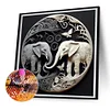 Diamond Painting-DIY Full Round Drill Elephant Relief