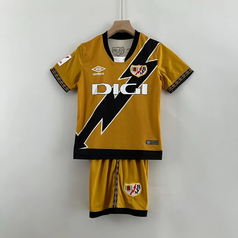 23-24 Kids Rayo Vallecano de Madrid SAD Soccer Jersey Second Away