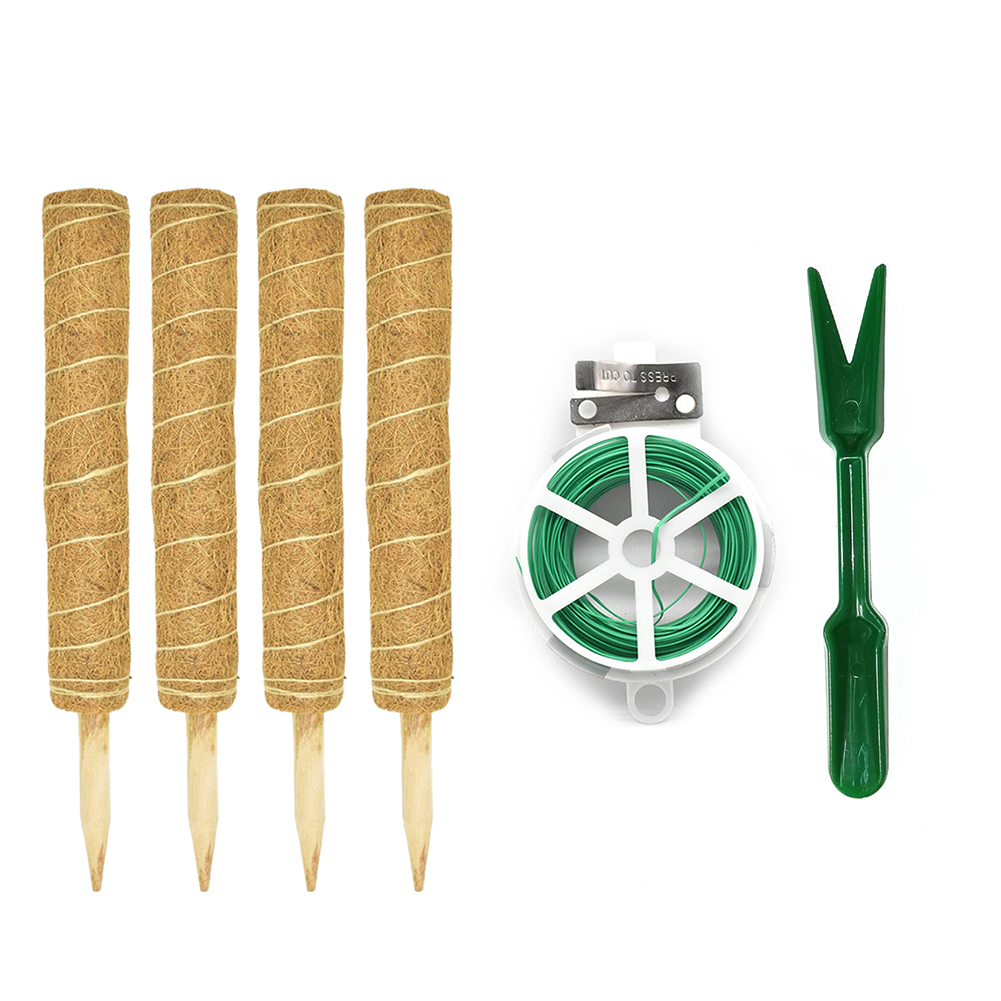 

Coir Totem Pole Climbing Plants Stick Set Extension Coconut Fiber Creeper, 501 Original