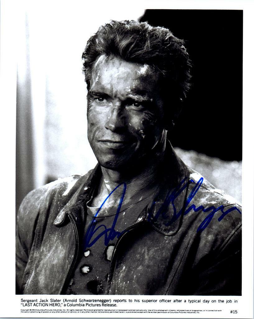 Arnold Schwarzenegger 8x10 Autographed signed Photo Poster painting Picture and COA