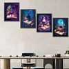 (US Only)4pcs Paint By Numbers Kit On Canvas DIY Oil Art Magic Potion Picture 40x50cm