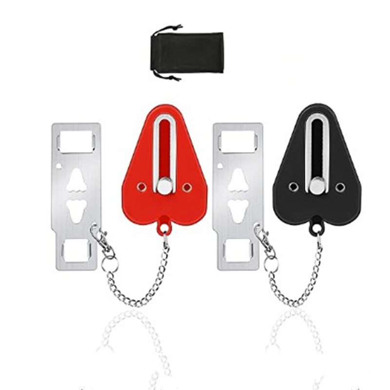 

Cerradura de puerta portatil Latrent, Black, 501 Original