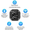 M5 Motorcycle Wireless Tire Pressure Monitoring Alarm with External Sensors