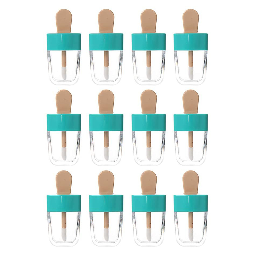 

12pcs Empty Ice Cream Lip Makeup Tube DIY Bottle, 501 Original