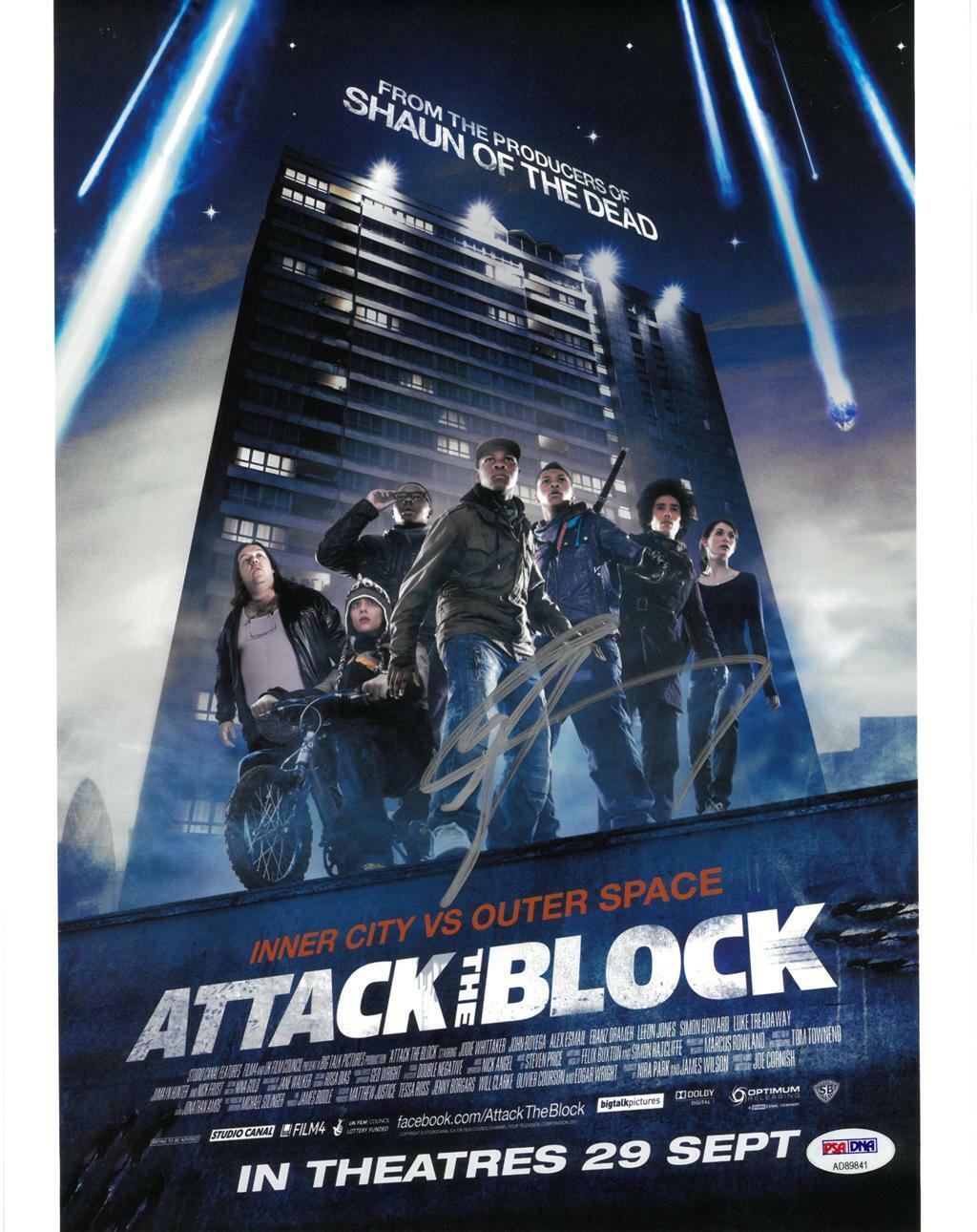 John Boyega Signed Attack the Block Autographed 11x14 Photo Poster painting PSA/DNA #AD89841