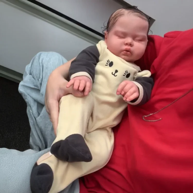 20" Cute Realistic Handmade Sleeping Girl Reborn Baby Doll Masiaos,Play with Children：Realistic Reborn Baby Dolls By Rsgdolls®