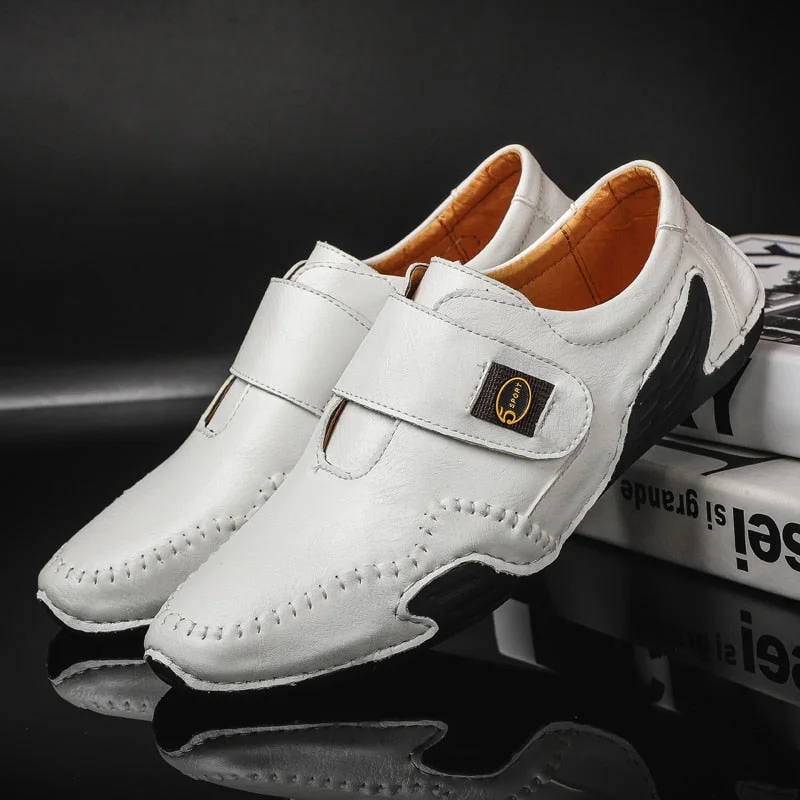 Casual Men genuine Leather Shoes Boat Man's shoes Loafers Mocassin Men's loafer Man Slip on Moccasins Driving Brand Desinger