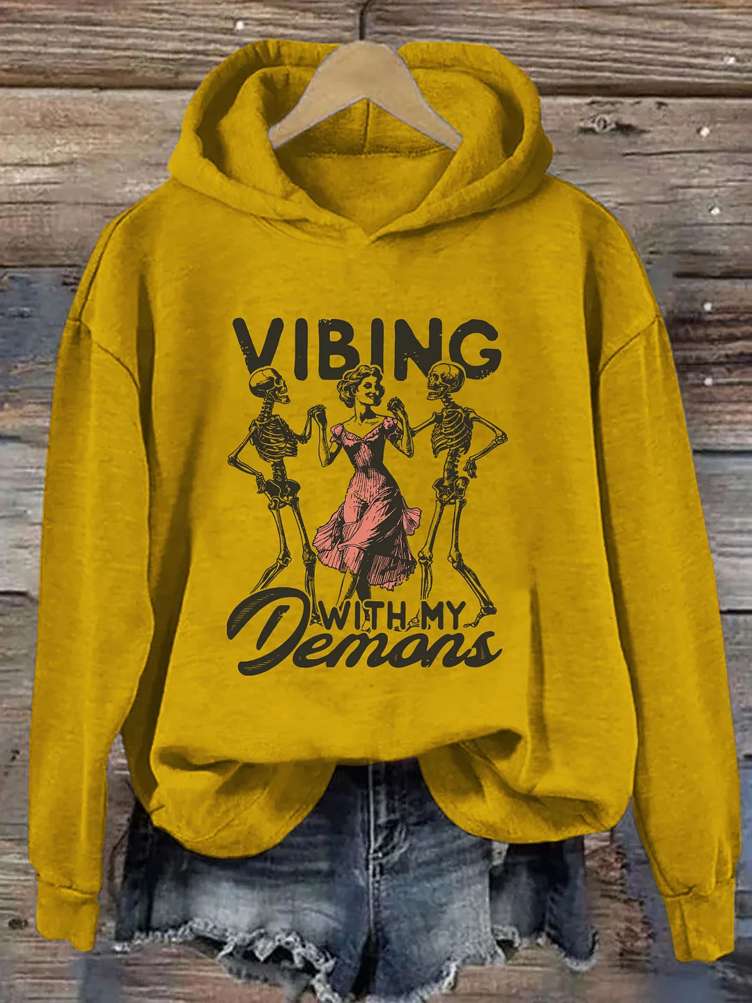 Vibing With My Demons Hoodie