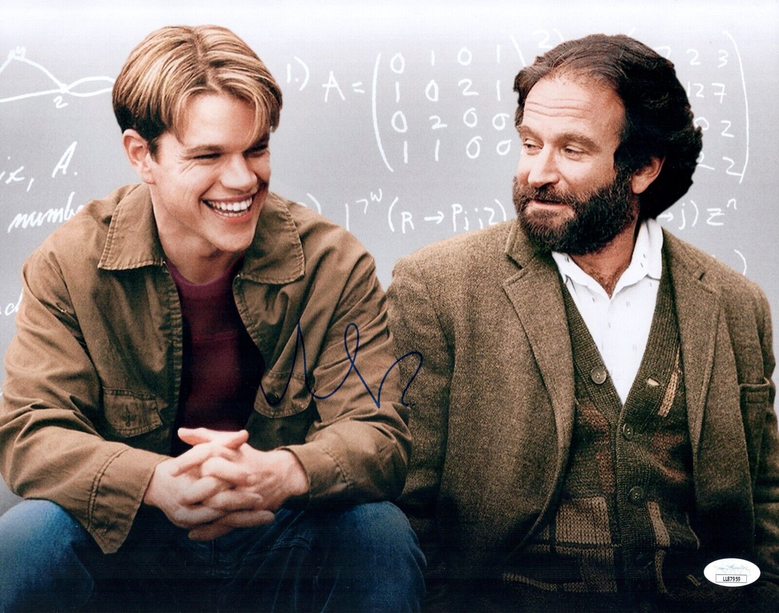 MATT DAMON Signed GOOD WILL HUNTING 11x14 Photo Poster painting Autograph JSA COA Cert