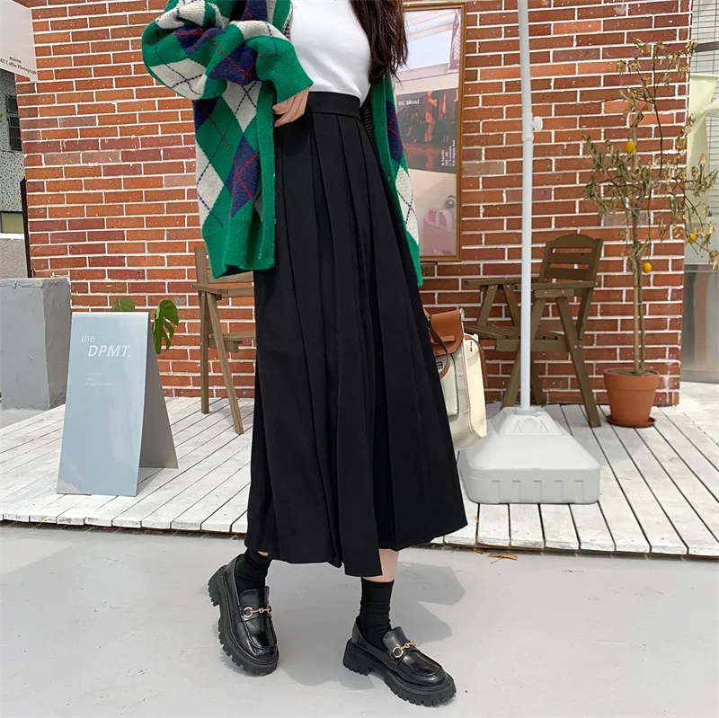 Women's Japanese Plisse Pleated Midi Dress main image 0