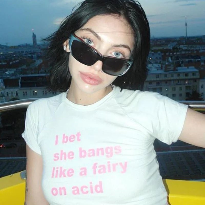 Uveng T-shirt Fashion Casual Short-sleeved Summer Blouses