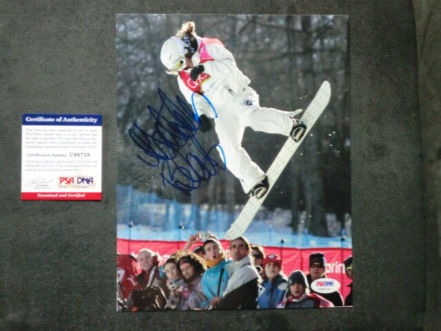 Gretchen Bleiler Hot! signed Snowboarding 8x10 Photo Poster painting PSA/DNA cert