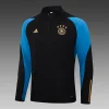 2023 Germany Half-Pull Training Suit Black Football Shirt 1:1 Thai Quality Set