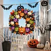 Pumpkin Wreaths DIY Acrylic 5D Crystal Diamond Gem Art Hanging Ornament