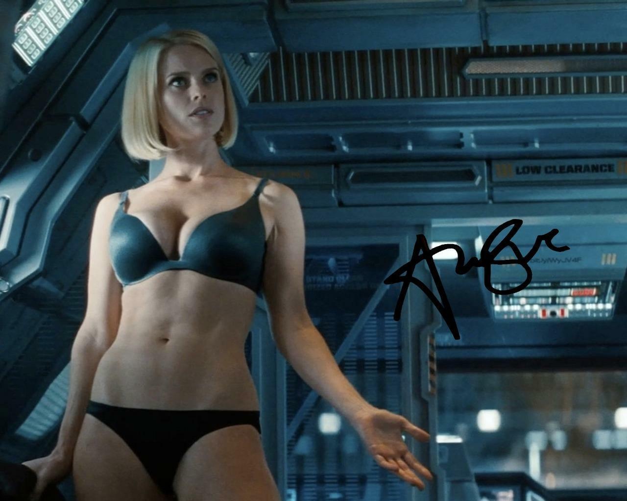 ALICE EVE Star Trek into Darkness SIGNED AUTOGRAPHED 10 X 8