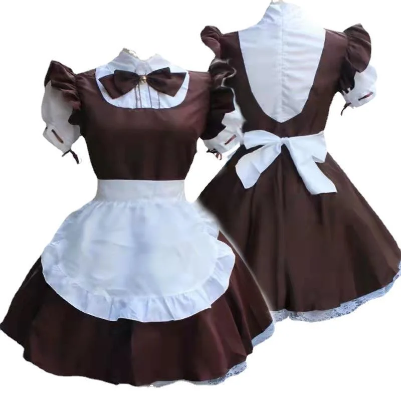 Uveng Retro Color Contrast Patchwork Solid Dresses