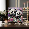 Framed Diamond Painting - Special Shaped - Panda (25x25cm)