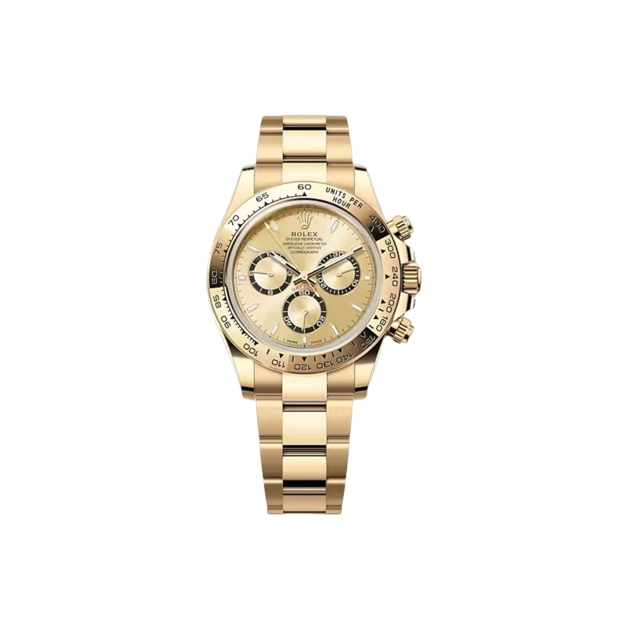CLEAN廠 ROLEX勞力士 宇宙計型迪通拿系列 自動機械機芯 男錶 金色錶盤
