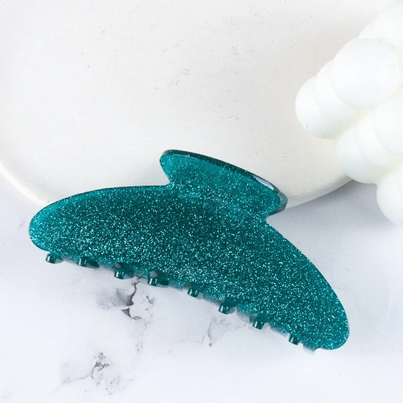 Women’s Casual Minimalist Solid Color Arylic Stoving Varnish Hair Claws