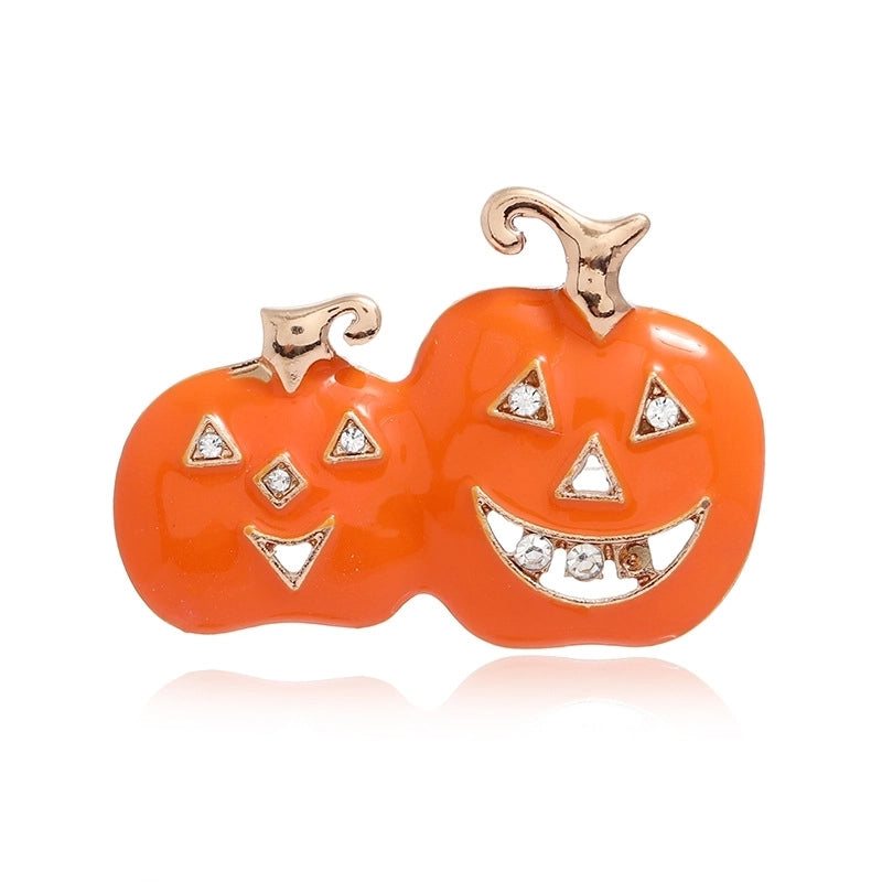 Fashion Pin Pumpkin Alloy Stoving Varnish No Inlaid Women’S Brooches