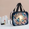 DIY Diamond Art Rhinestone Makeup Bag Crystal Transparent PVC Storage Pack Kit
