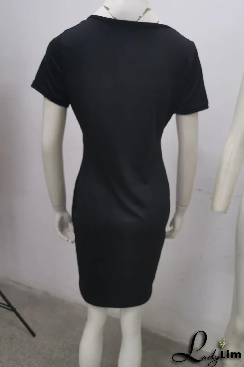 Red Sexy Casual Solid Split Joint U Neck Straight Dresses