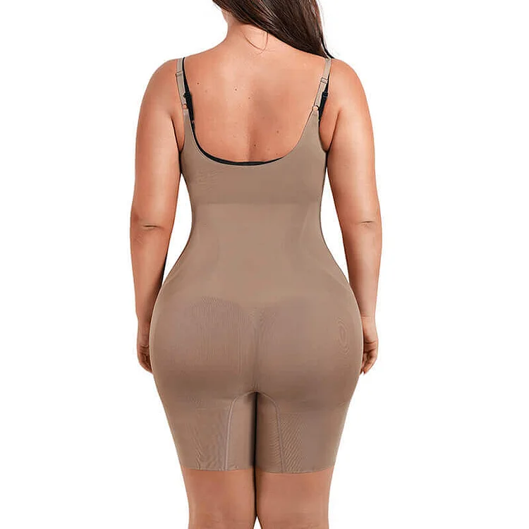 Wholesale 🌿Eco-friendly Seamless Instant Smooth Open-Bust Mid-Thigh Sh