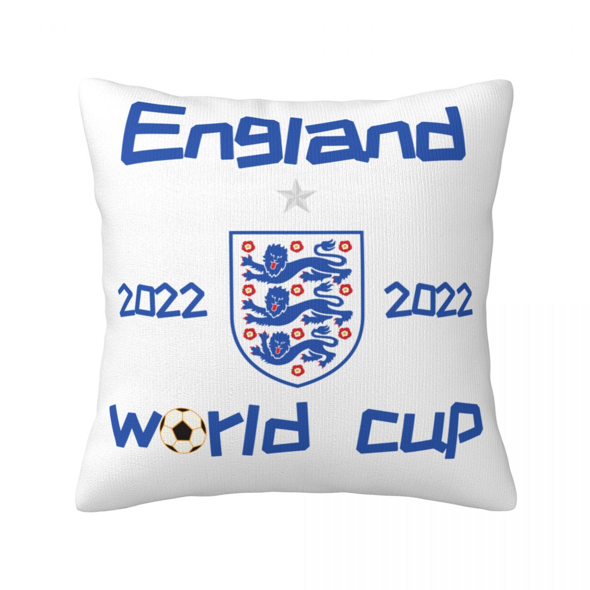 England 2022 World Cup Team Logo Throw Pillows 18 x 18 inch