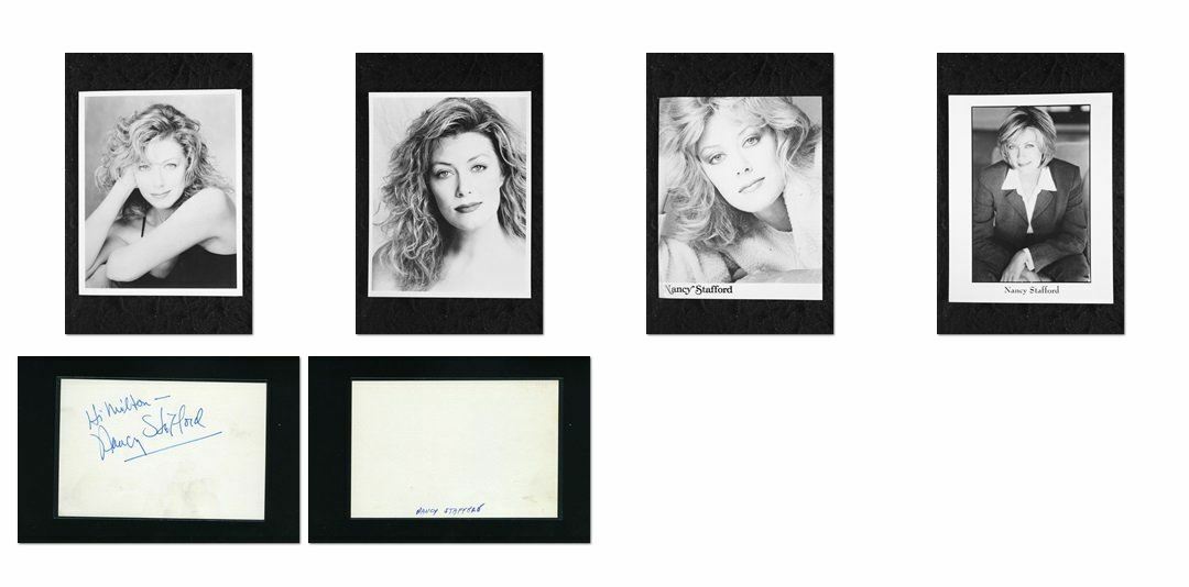 Nancy Stafford - Signed Autograph and Headshot Photo Poster painting set - St. Elsewhere