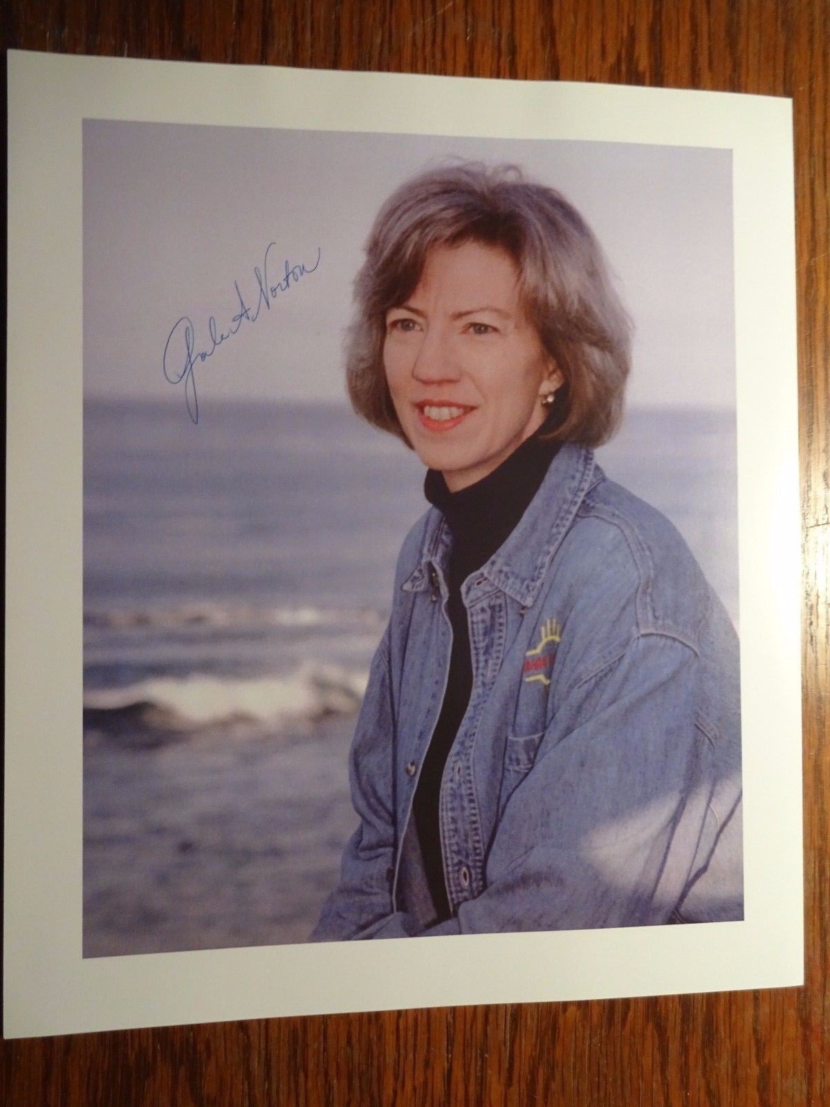 ORIGINAL, SIGNED Color Gale A. Norton Publicity Photo Poster painting