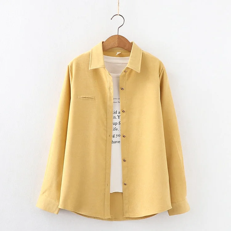 Exquisite Solid Color Women's Shirt 2021Spring New Casual Design Sense Blouses and Tops Young Style Lady Long Sleeve Blouse