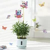 6Pcs Butterfly DIY Diamond Painting Kits Garden Stakes Diamond Art Kits