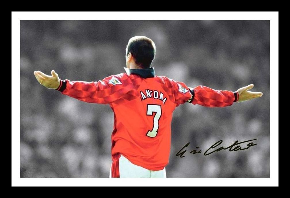 Eric Cantona - Manchester United Autograph Signed & Framed Photo Poster painting 3