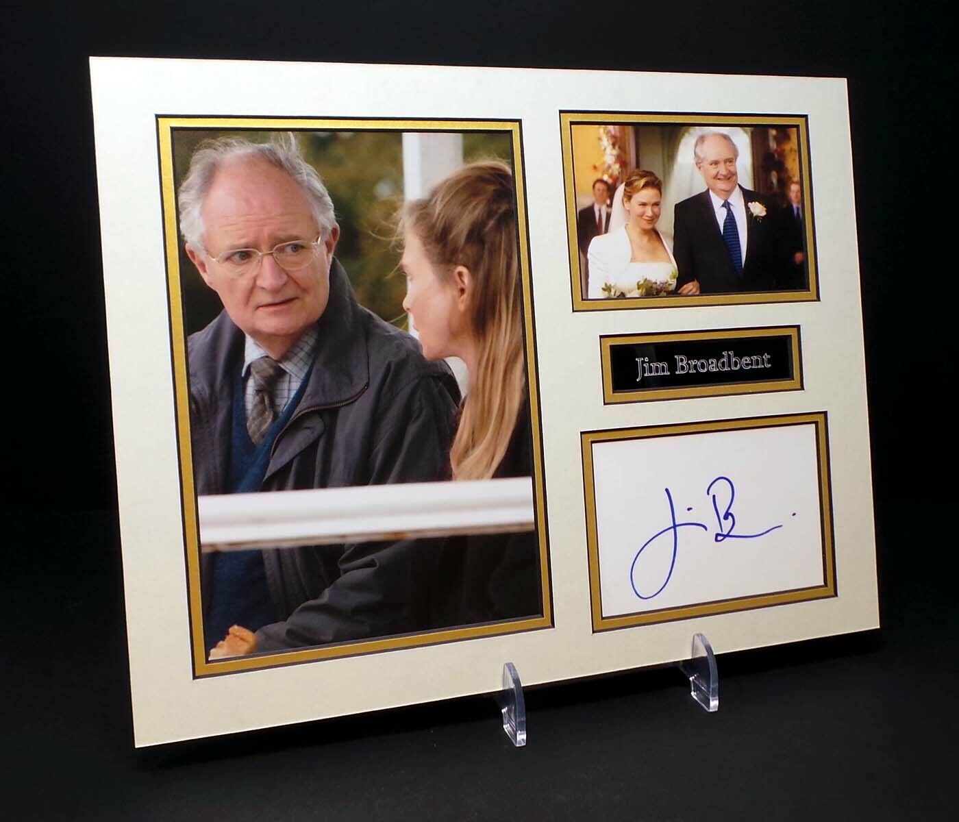 Jim BROADBENT Signed Mounted Photo Poster painting Display AFTAL RD COA Bridget Jones's Diary