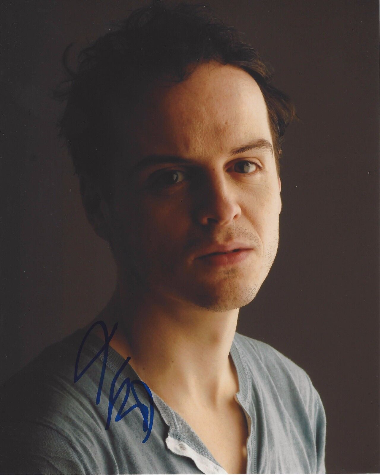 ACTOR ANDREW SCOTT SIGNED SHERLOCK 8X10 Photo Poster painting D W/COA SPECTRE JAMES BOND MOVIE