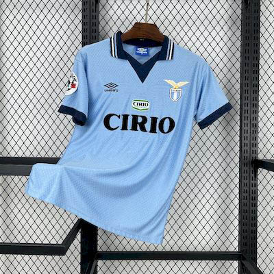 1996-1997 Retro Lazio Home Football Shirt 1:1 Thai Quality- Maxi Kit