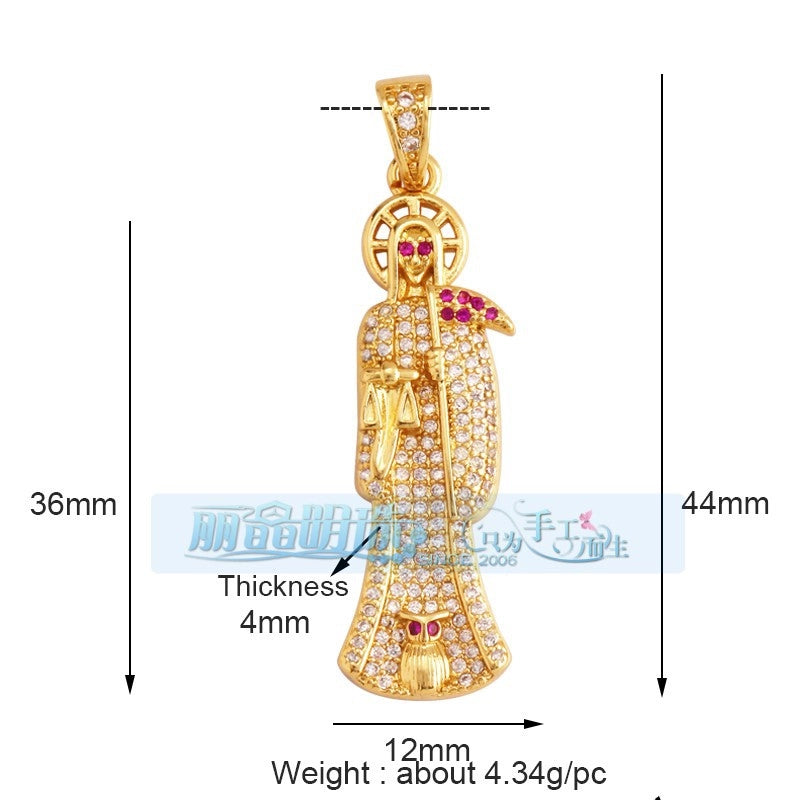 1 Piece 17*24mm 20 * 23mm Copper Human Pendant Jewelry Accessories